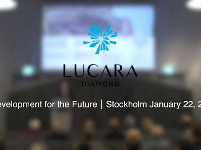 Presentation, Lucara Diamond, Stockholm, January 22nd, 2024